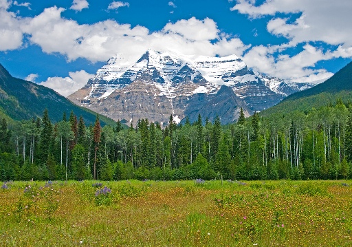  tájkép, Mt. Robson, British Columbia, Kanada