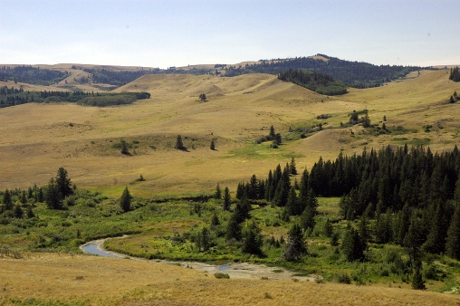  tájkép, Saskatchewan, Kanada